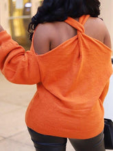 Indiebeautie Multi-Way Cold-Shoulder Sweater